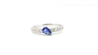 Anillo Valentina Callegher Mujer in Oro blanco Zaffiro 0.45 Ct 10988SG0ZF - 10988SG0ZF